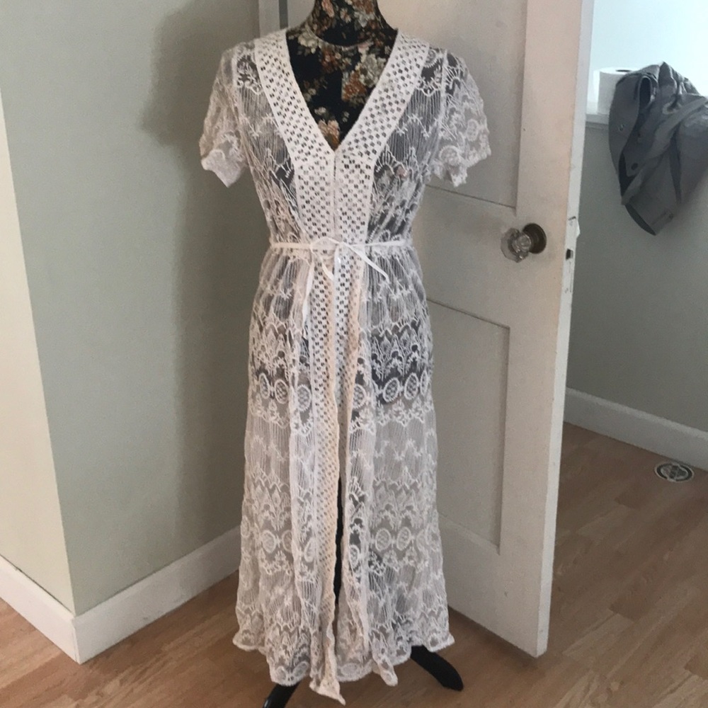 Lace duster
